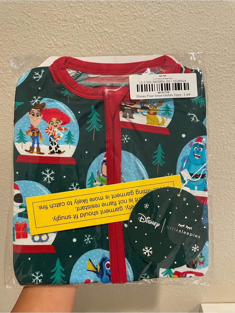 Little Sleepies Pixar Snow Globes Zippy